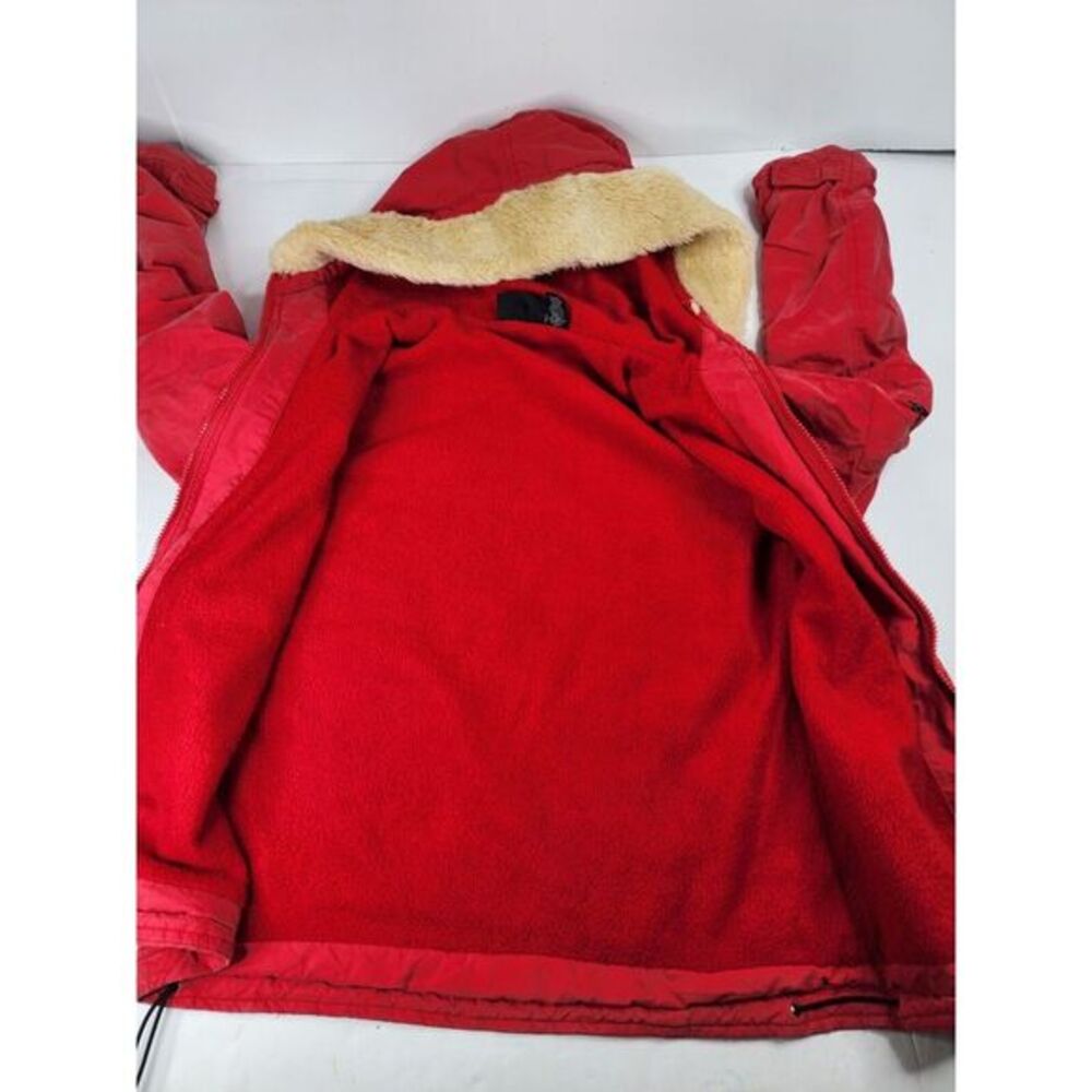 Harro Australia Fleece Fake Fur Hoodie Jacket Women's Size‎ 10 Red - Picture 13 of 14